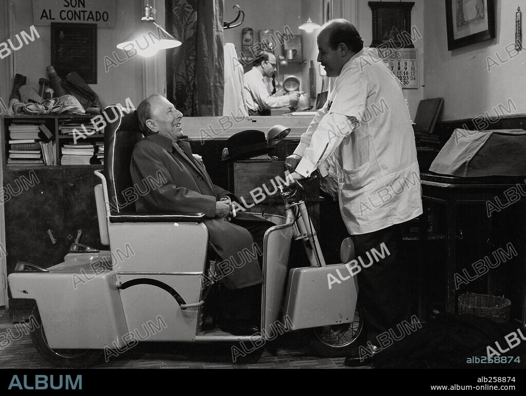 JOSE ISBERT in THE LITTLE COACH, 1960 (EL COCHECITO), directed by MARCO FERRERI. Copyright FILMS 59.