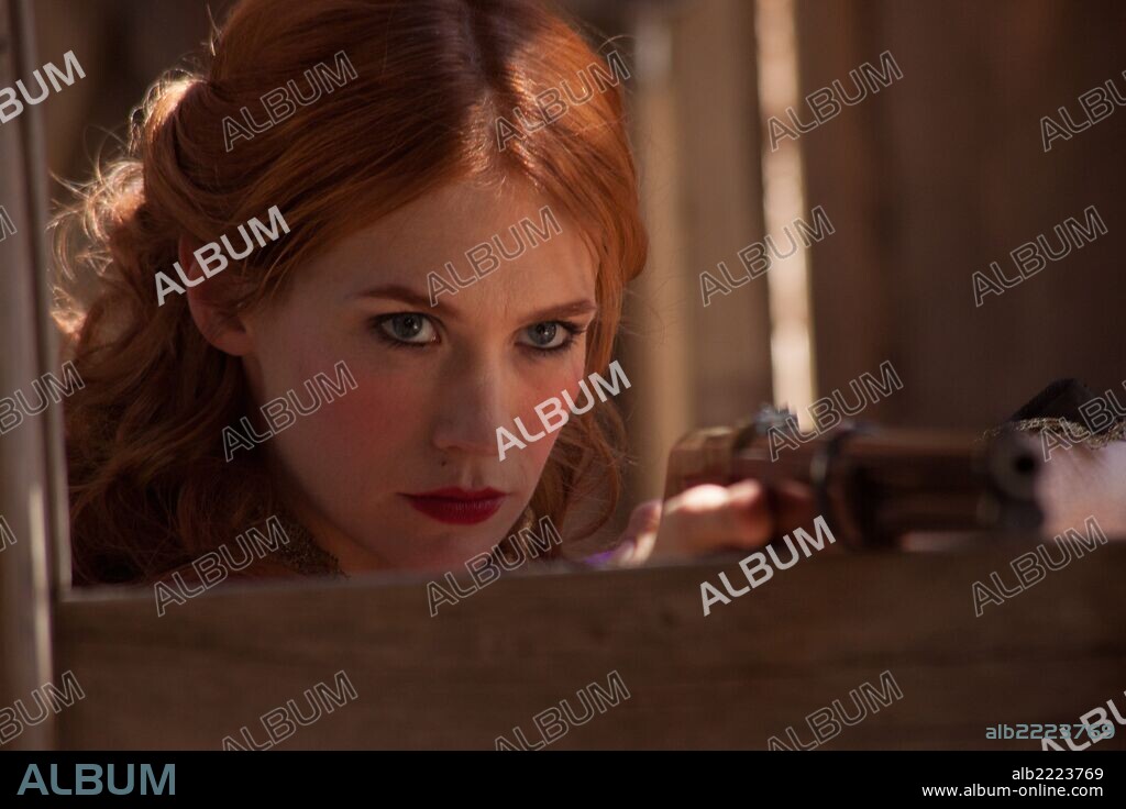 JANUARY JONES in SWEETWATER, 2013, directed by LOGAN MILLER. Copyright KICKSTART PRODUCTIONS.