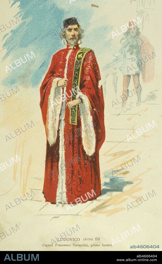 Lodovico. Othello Opera. Alfredo Edel Costumes.