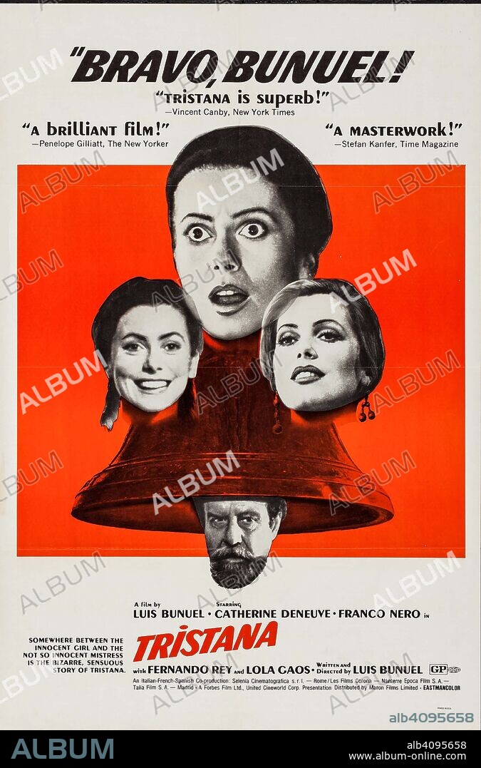ANONYMOUS. Movie poster Tristana by Luis Buñuel.