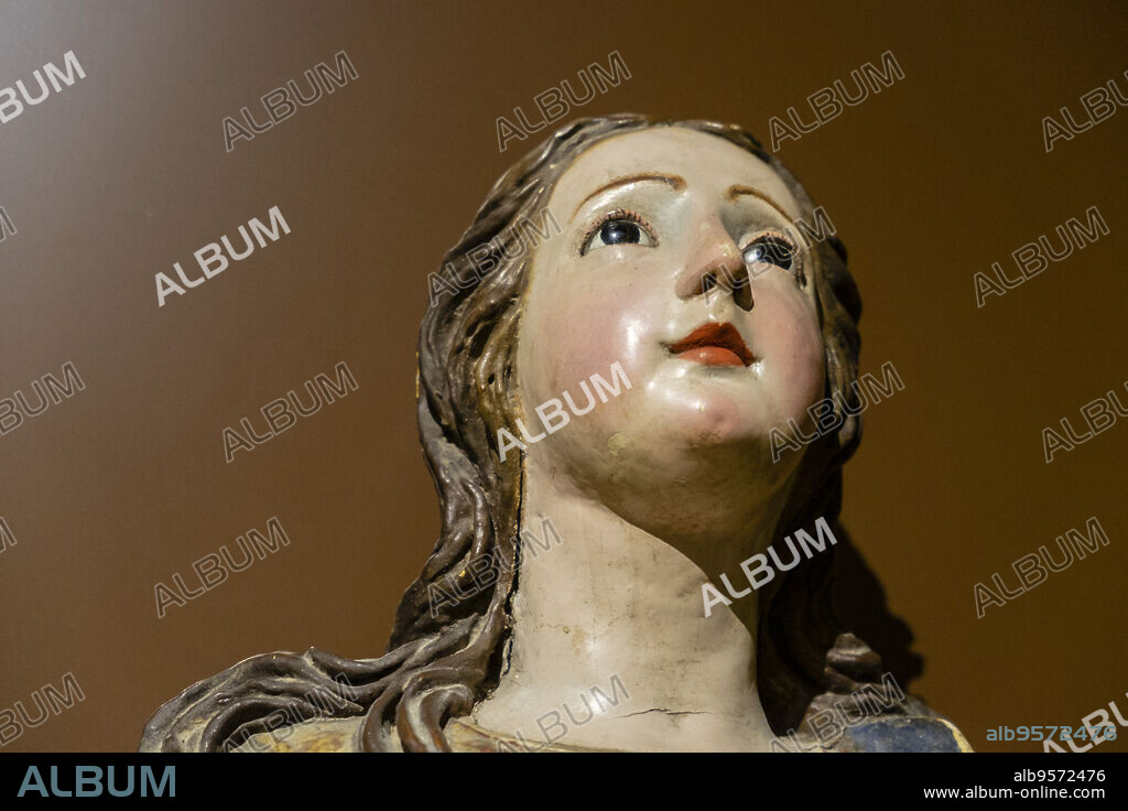 Asuncion, siglo XVIII, madera policromada, Museo Diocesano de Salamanca, Catedral Vieja, Salamanca, comunidad autónoma de Castilla y León, Spain.