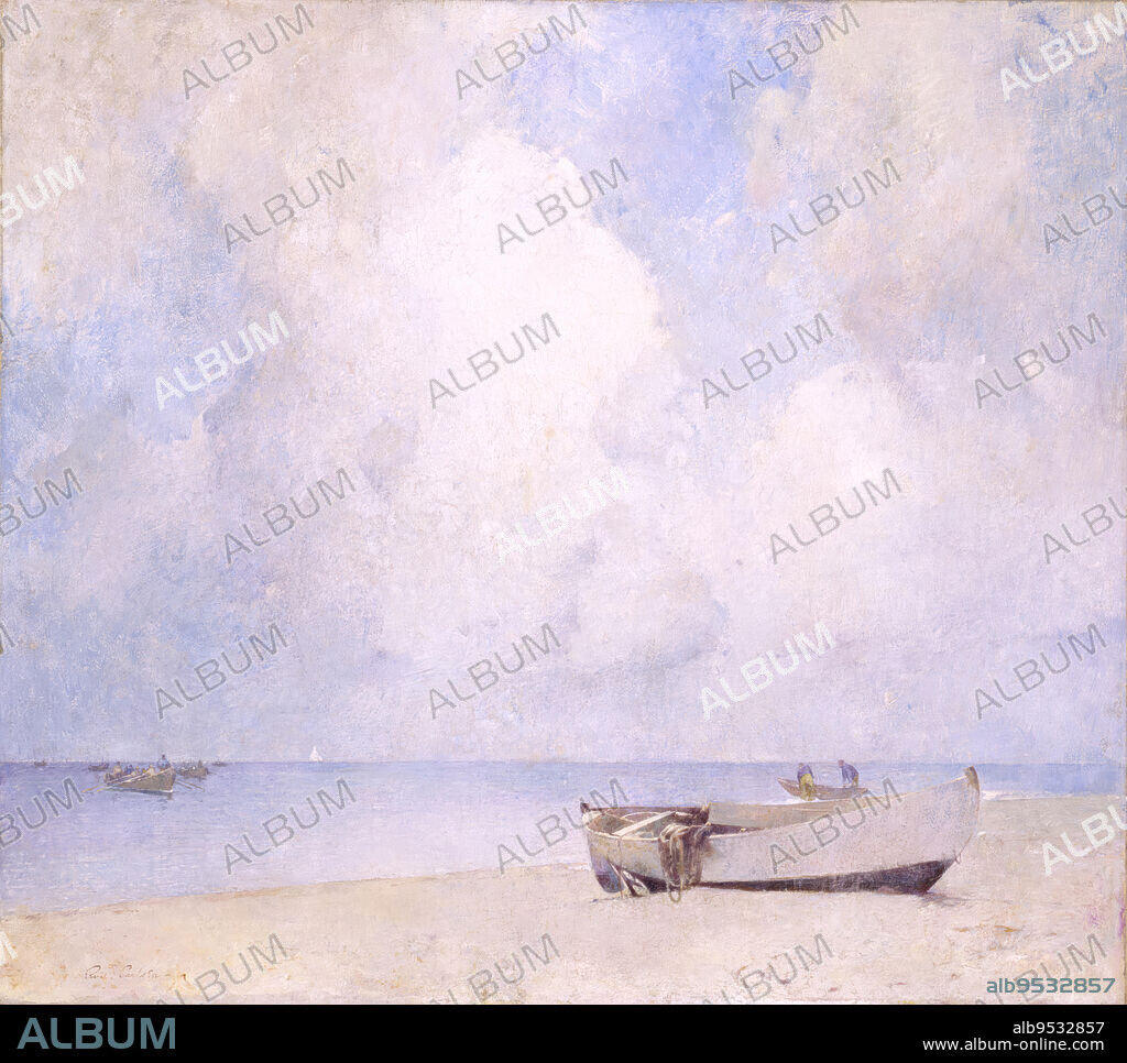 EMIL CARLSEN. The South Strand. oil on canvas. Date: ca. 1909.