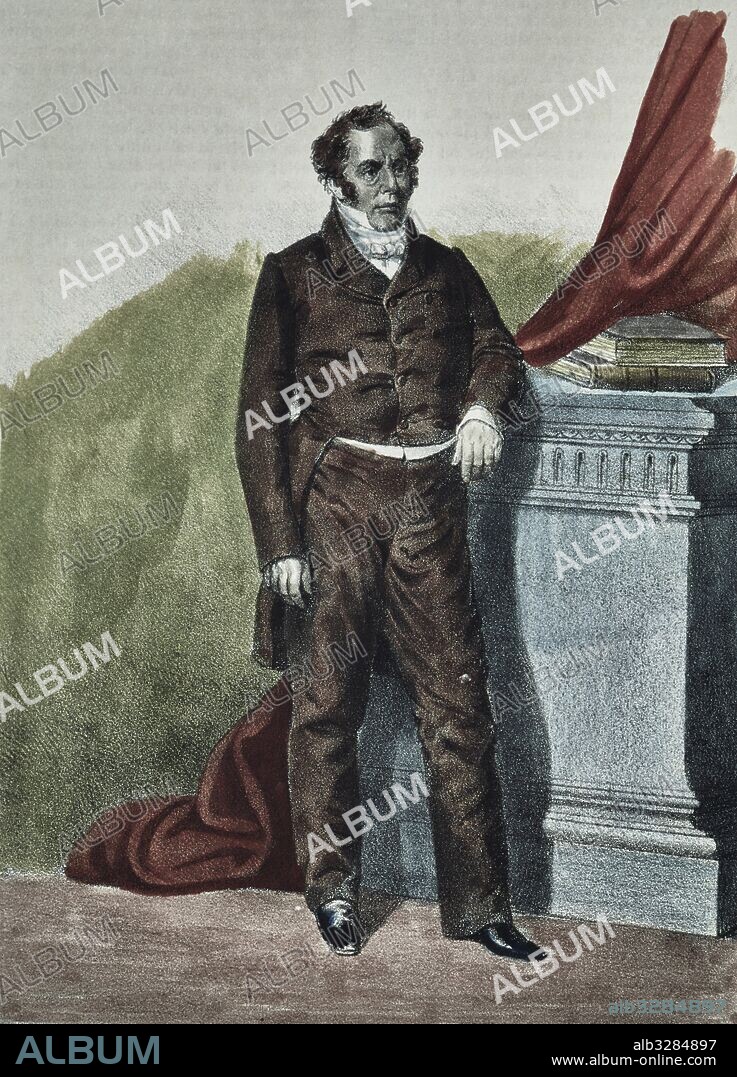 Anónimo. Retrato de Francisco Cea Bermúdez (1772-1850) , 1834.Político y diplomático español. Embajador en Constantinopla, Londres y Dresden. Secretario de Estado.Colección particular.