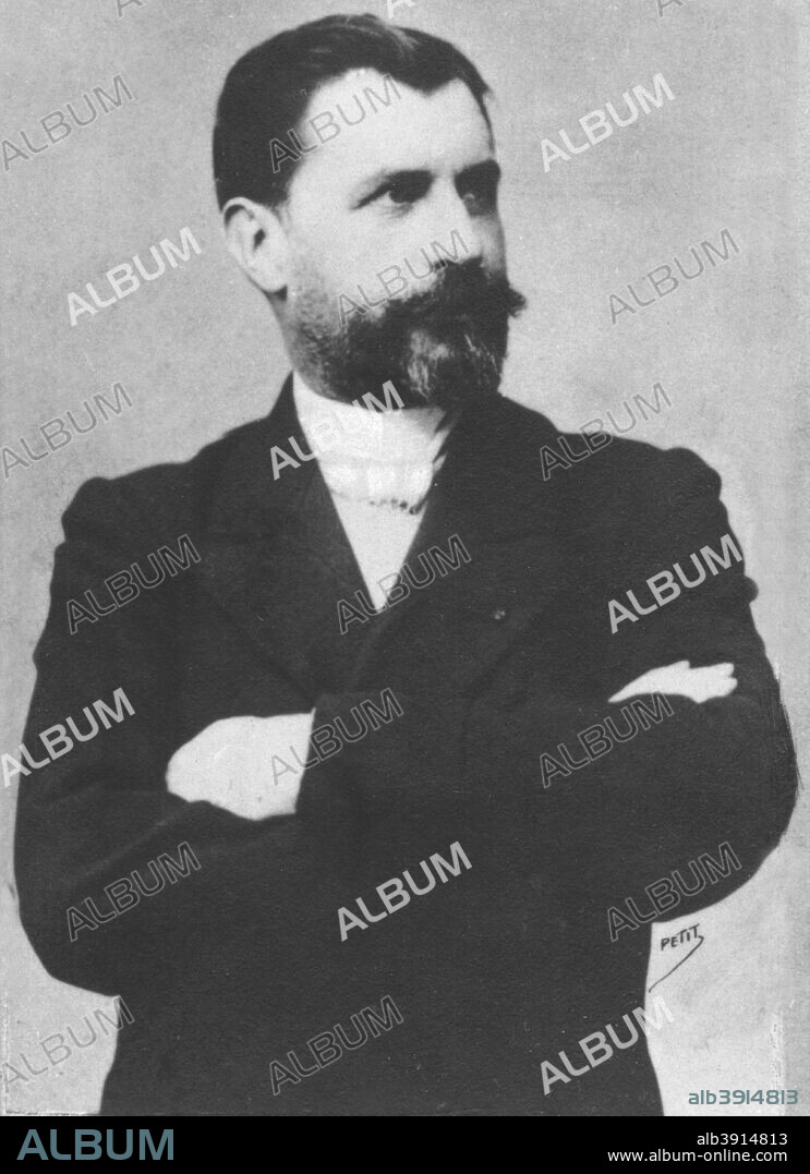 'Pozzi', c1893. Samuel-Jean Pozzi (1846-1918), French surgeon and gynaecologist. From the 2e collection [Felix Potin, c1893].