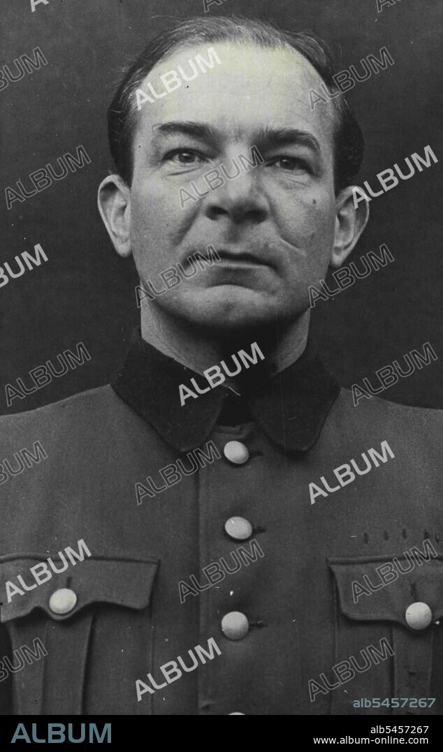 Accused German Doctors and Scientists -- Joachim Mrugowsky, one of the accused men.Twenty three German Doctors and Scientists are now standing trial in the famous dock at Nuremberg for to turning and murdering concentration camp inmates by means of inhuman experiments. Ghastly stories are being told in court of the murders and atrocities they are alleged to have committed. Some of them are famous throughout Europe for their medical or scientific accomplishments. All have pleaded "Not Gullty". February 1, 1947.
