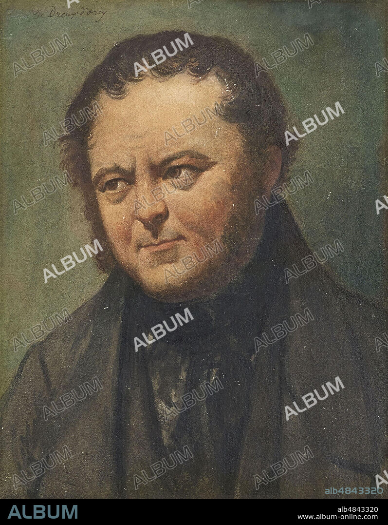 PIERRE-JOSEPH DEDREUX-DORCY. Portrait of Marie-Henri Beyle, dit Stendhal (1783-1842).