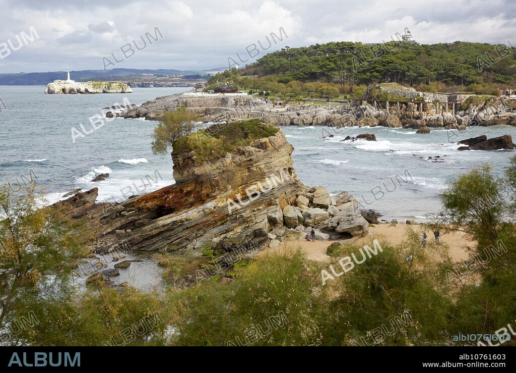 El Camello beach, Santander, Cantabria, Spain.
