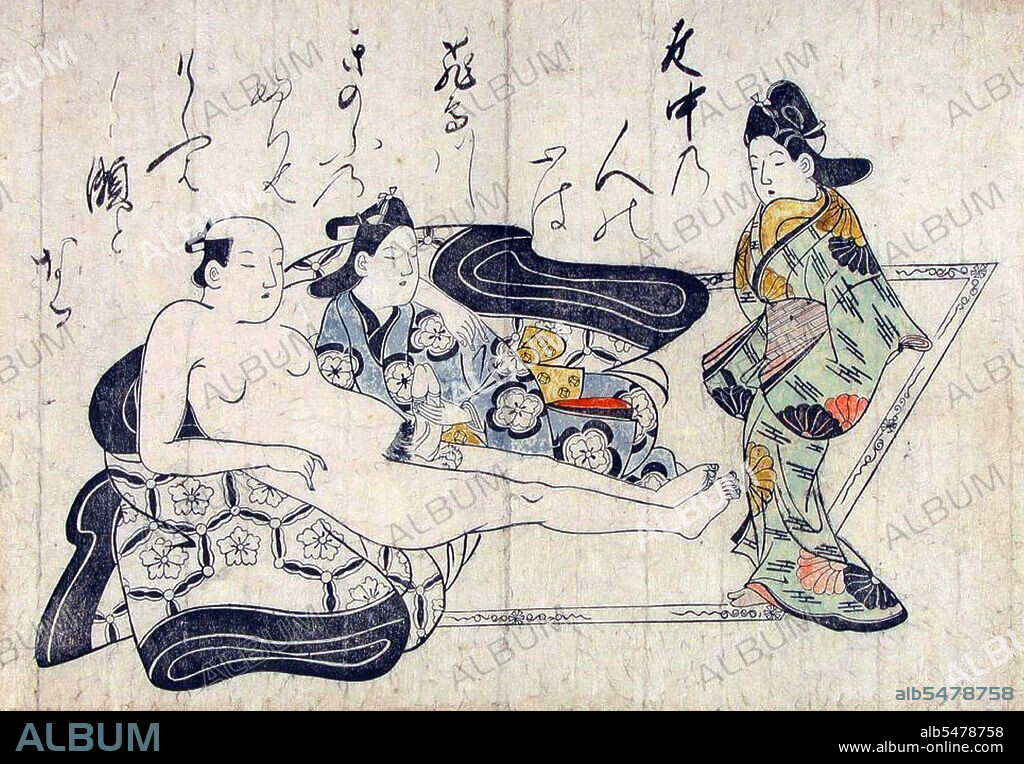 Shunga is a Japanese term for erotic art. Most shunga are a type of ukiyo-e, usually executed in woodblock print format. While rare, there are extant erotic painted handscrolls which predate the Ukiyo-e movement. Translated literally, the Japanese word shunga means picture of spring; 'spring' is a common euphemism for sex. The ukiyo-e movement as a whole sought to express an idealisation of contemporary urban life. Following the aesthetics of everyday life, Edo period shunga sought to express the sexual mores in the widest variety of forms possible, and therefore depicted heterosexual and homosexual, old and young alike, as well as a wide range of fetishes.