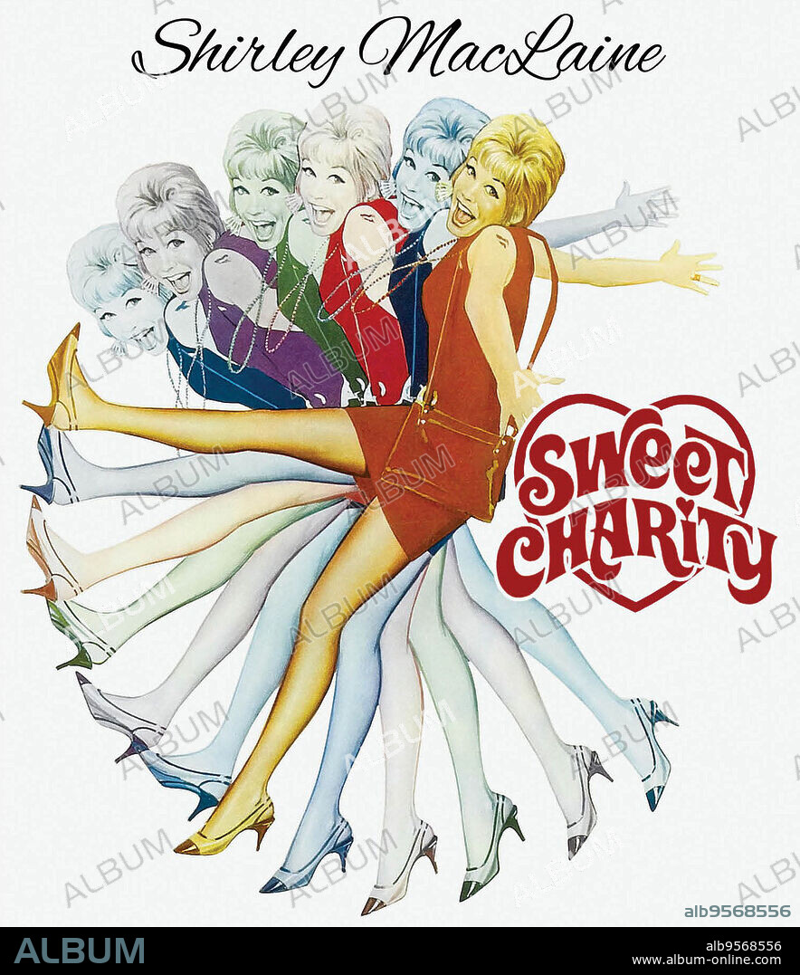 SHIRLEY MACLAINE en NOCHES EN LA CIUDAD, 1969 (SWEET CHARITY), dirigida por BOB FOSSE. Copyright UNIVERSAL PICTURES.