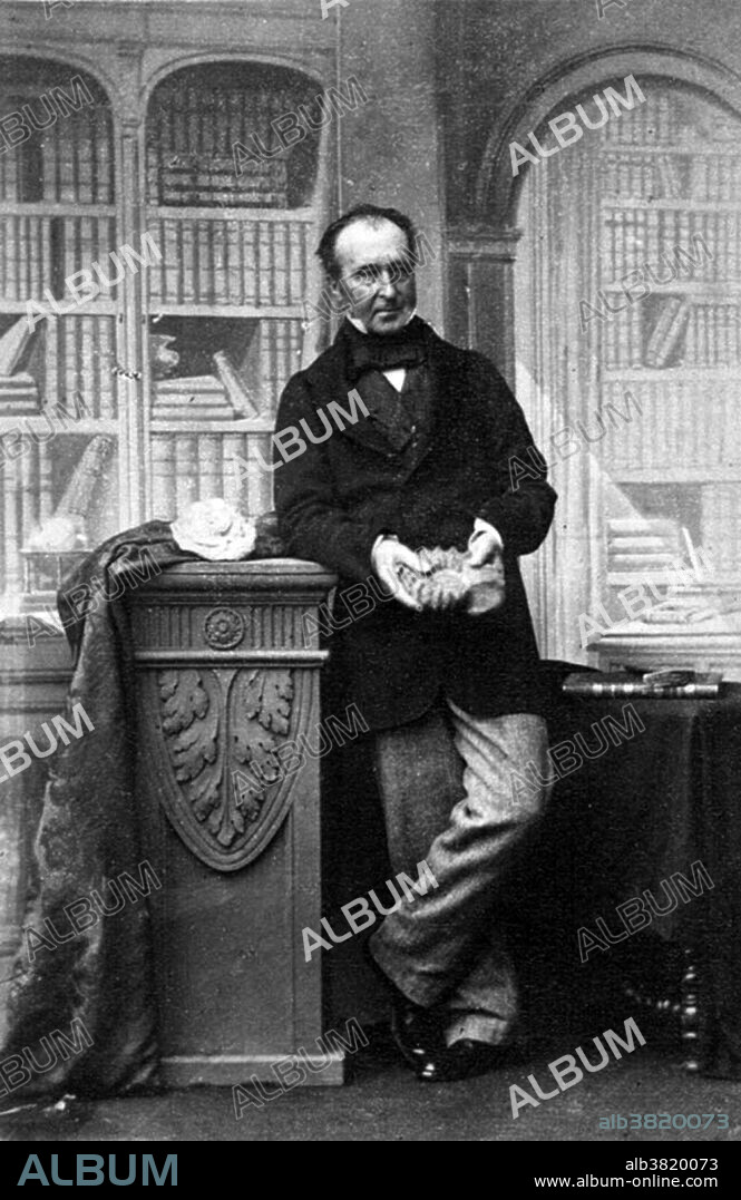 Roderick Impey Murchison (February 22, 1792 - October 22, 1871) was a Scottish geologist who first described and investigated the Silurian system. In 1831 he went to the border of England and Wales, to determine whether the greywacke rocks underlying the Old Red Sandstone could be grouped into a definite order of succession. The result was the establishment of the Silurian system under which were grouped, for the first time, a series of formations, each with distinctive organic remains other than and very different from those of the other rocks of England. He was one of the founders of the Royal Geographical Society. One of the closing public acts of his life was the founding of a chair of geology and mineralogy at the University of Edinburgh. He died in 1871 at the age of 79.
