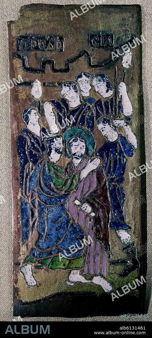 AUTOR LIBRE 01307. EL BESO DE JUDAS-ESMALTE RUSO DEL SIGLO XVI.
