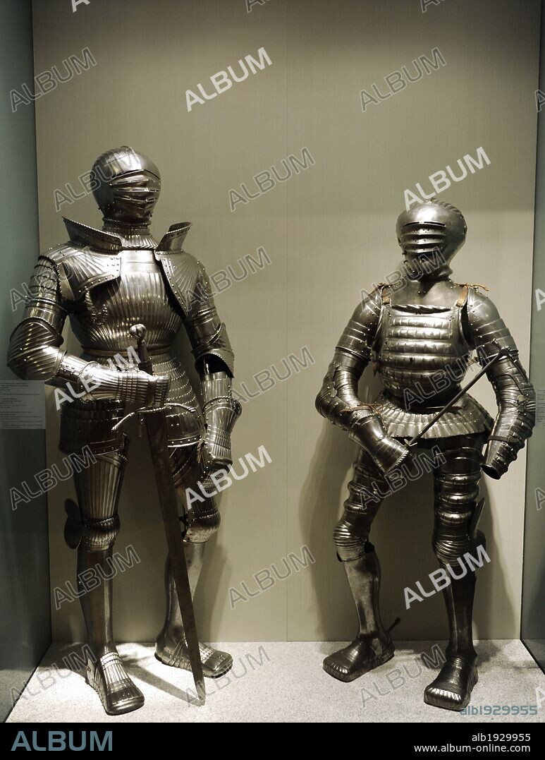 Iron armours. 16th century. Holy Roman Empire. German Historical Museum. Berlin. Germany.