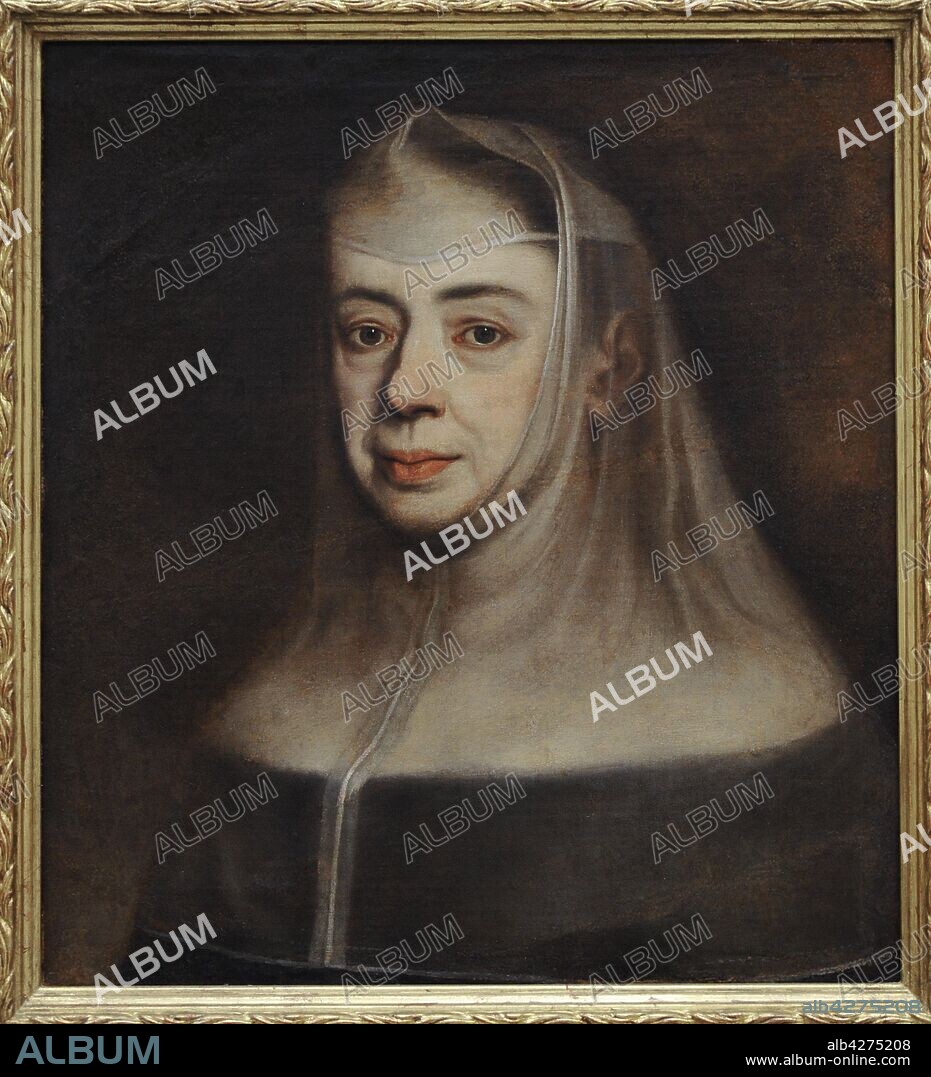 Maria Guadalupe de Lencastre y Cardenas Manrique, duchess of Aveiro (1630-1715). Noblewoman of Portuguese origin. Portrait ascribed to Circle of Juan Carre–o de Miranda, 1706. San Fernando Royal Academy of Fine Arts. Madrid. Spain.