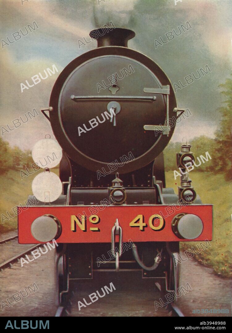 'Engine Headlamps and Discs on the Southern Railway', 1926. From My Railway Book, No. 40, by Cecil J. Allen. [John F. Shaw & Co., Ltd., London, 1926].