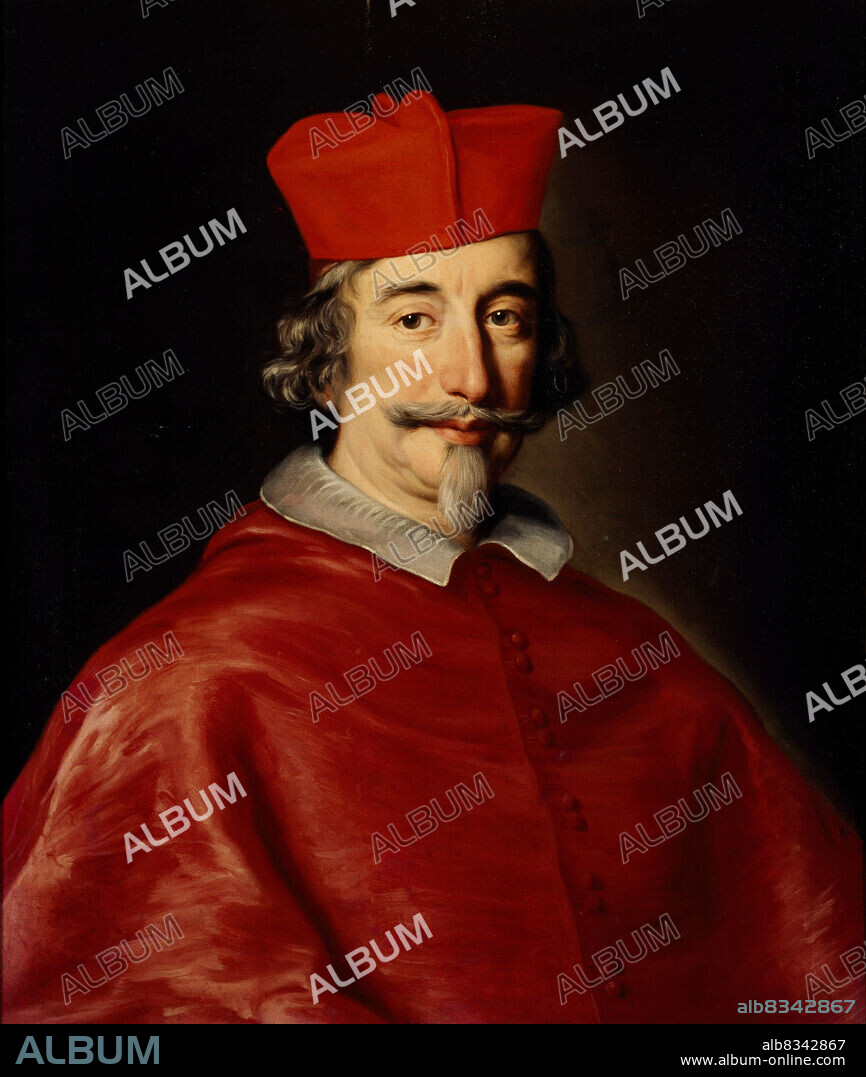 JACOB FERDINAND VOET. Portrait of Cardinal Alfonso Litta (1608-1679), Archbishop of Milan.