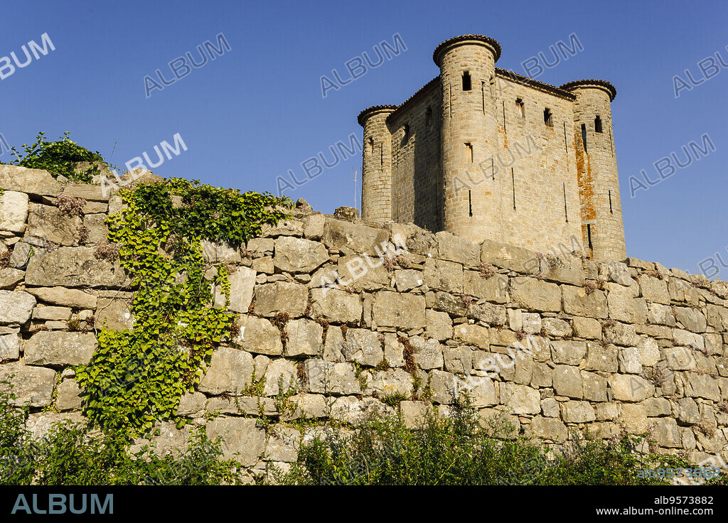 castillo de Arques, siglo XIII,departamento del Aude, Languedoc-Roussillon, pirineos orientales,Francia, europa.