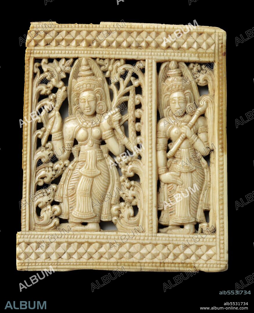 Rati is the Hindu goddess of love, carnal desire, lust, passion and sexual pleasure. Usually described as the daughter of Prajapati Daksha, Rati is the female counterpart, the chief consort and the assistant of Kama (Kamadeva), the god of love. A constant companion of Kama, she is often depicted with him in legend and temple sculpture. She also enjoys worship along with Kama. Rati is often associated with the arousal and delight of sexual activity, and many sex techniques and positions derive their Sanskrit names from hers. The Hindu scriptures stress her beauty and sensuality. They depict her as a maiden who has the power to enchant the god of love. When the god Shiva burnt her husband to ashes, it was Rati, whose beseeching or penance, leads to the promise of Kama's resurrection. Often, this resurrection occurs when Kama is reborn as Pradyumna, the son of Krishna. Separated from his parents at birth, Rati – under the name of Mayavati – plays a critical role in the upbringing of Pradyumna. She acts as his nanny, as well as his lover, and tells him the way to return to his parents by slaying the demon-king, who is destined to die at his hands. Later, Kama-Pradyumna accepts Rati-Mayavati as his wife.