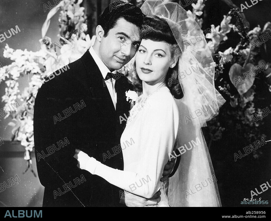 AVA GARDNER and RICK VALLIN in GHOSTS ON THE LOOSE, 1943, directed by WILLIAM BEAUDINE.