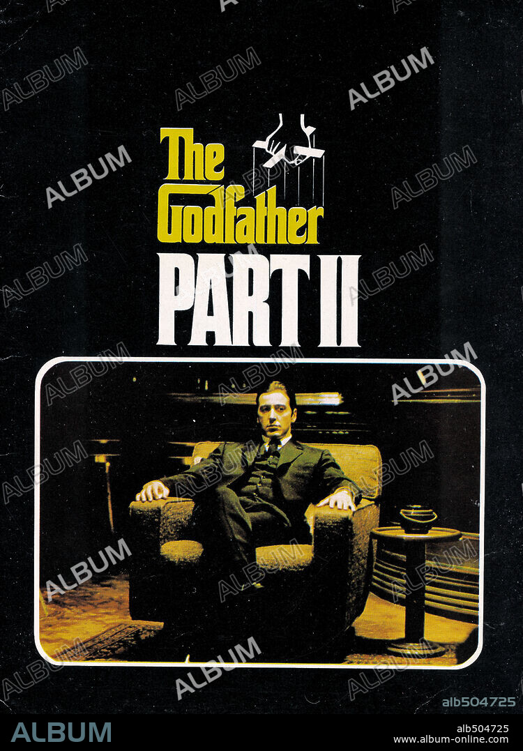Poster de EL PADRINO II, 1974 (THE GODFATHER PART II), dirigida por FRANCIS FORD COPPOLA. Copyright PARAMOUNT PICTURES.