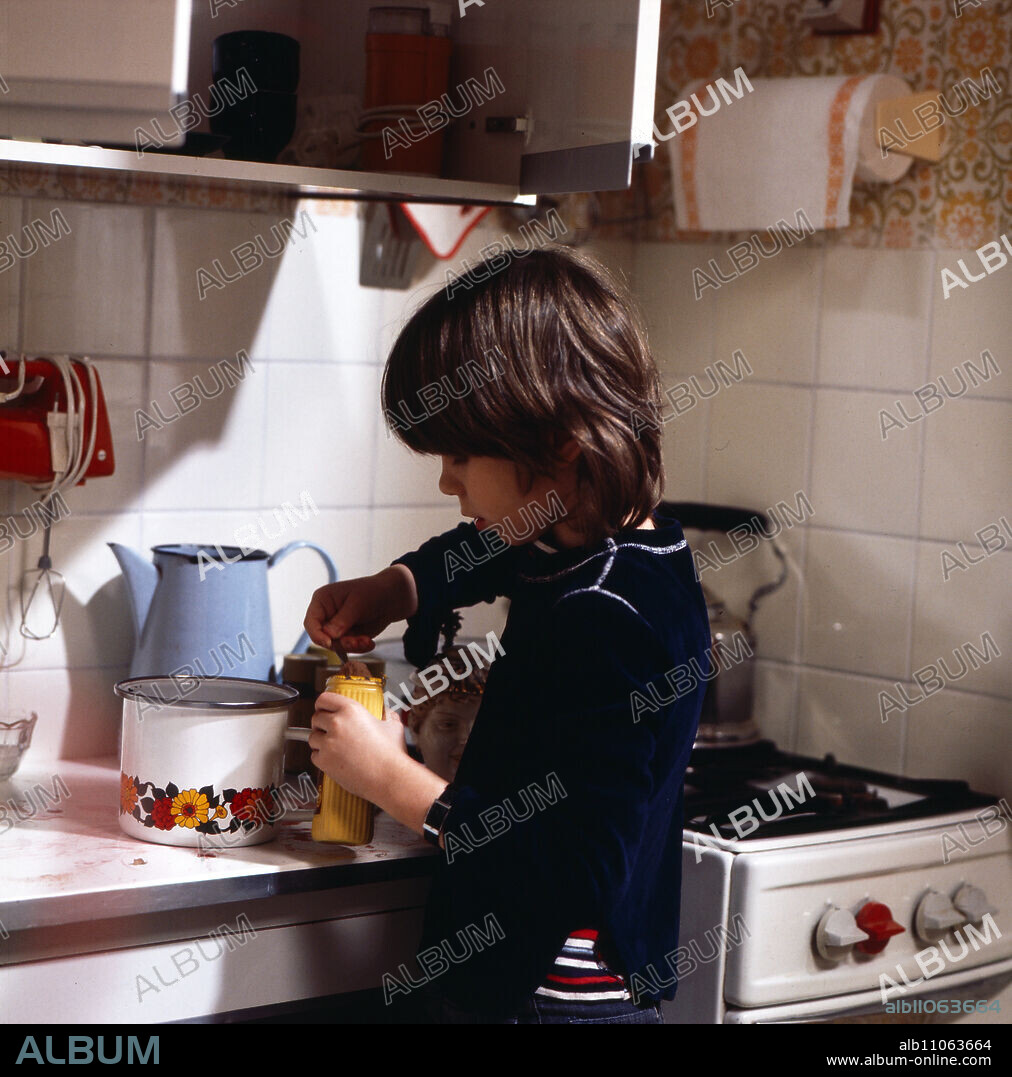 Popp and Mingel, TV film, Germany 1975, Director: Ula Stoeckl, Actor: Patrick Kreuzer.