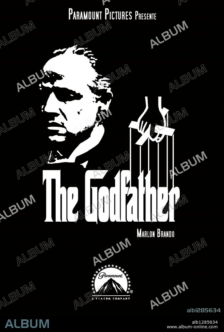 Poster de EL PADRINO, 1972 (THE GODFATHER), dirigida por FRANCIS FORD COPPOLA. Copyright PARAMOUNT PICTURES.