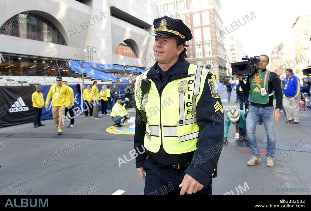 MARK WAHLBERG en DIA DE PATRIOTAS, 2016 (PATRIOTS DAY), dirigida por PETER BERG. Copyright CBS FILMS/CLOSEST TO THE HOLE PRODUCTIONS.