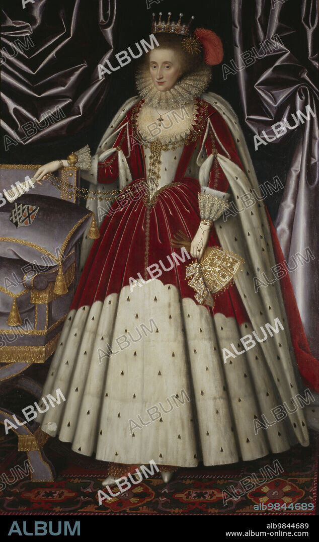 WILLIAM LARKIN. Lucy Russell, Countess of Bedford (née Harington) (1580-1627), 1610s.