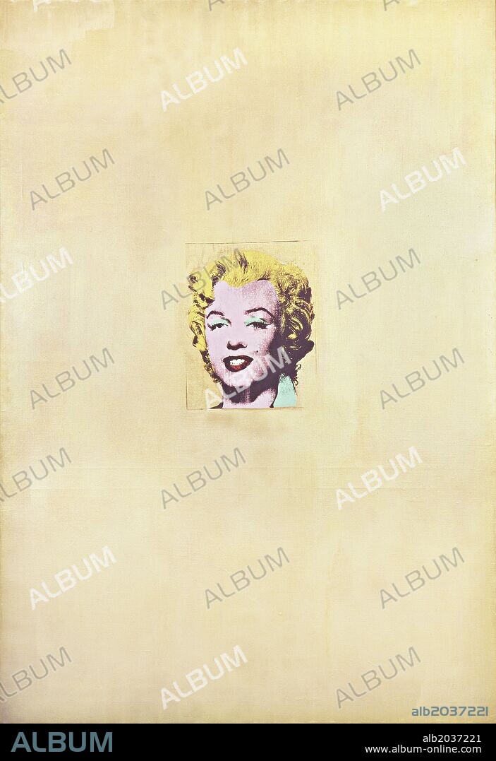 Andy Warhol / 'Gold Marilyn Monroe', 1962, 211 × 145 cm.