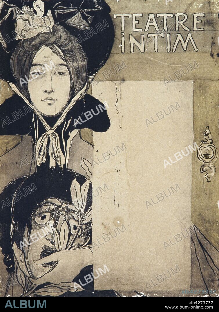 ADRIA GUAL QUERALT. Adrià Gual / Cartel de 'Canigo', 1910.