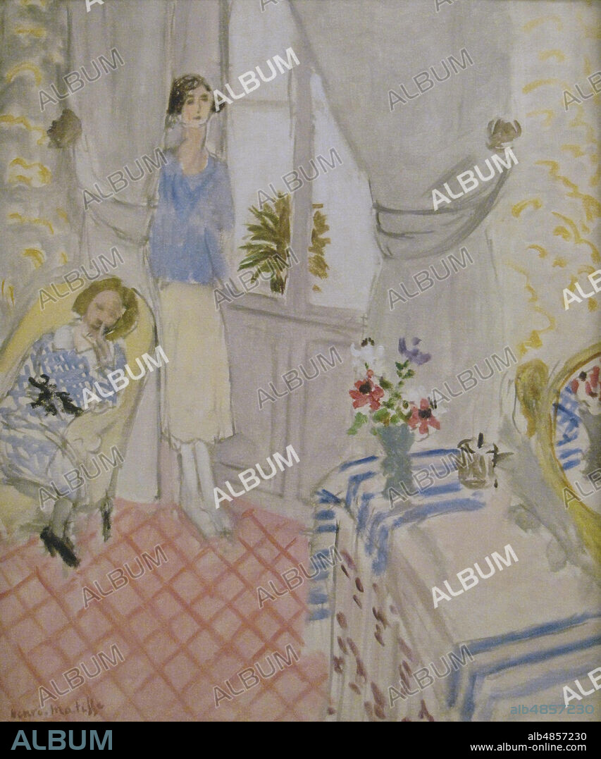 Henri Matisse (1869-1954). Pintor francés. El Tocador,1921. Oleo sobre lienzo (73 x 60 cm). Museo de La Orangerie. París. Francia.