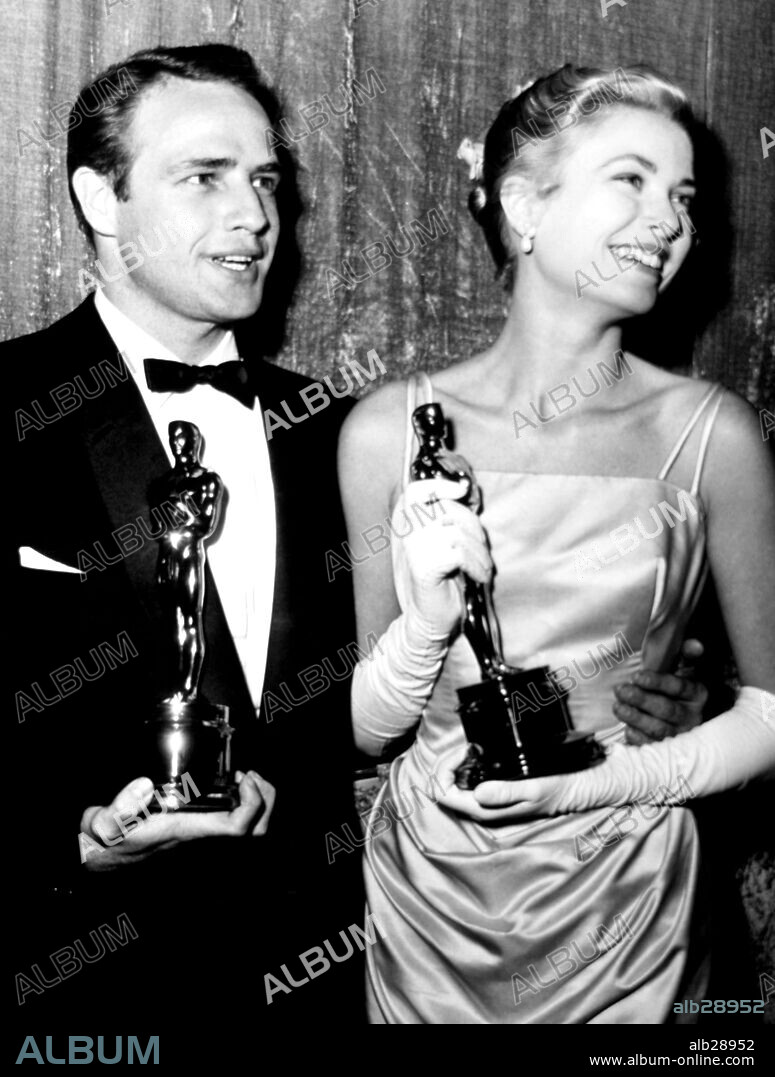 GRACE KELLY and MARLON BRANDO. 1955