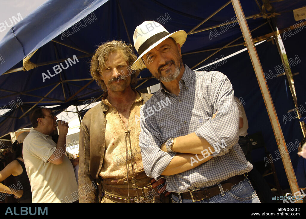 ARTURO PEREZ REVERTE y VIGGO MORTENSEN en ALATRISTE, 2006, dirigida por AGUSTIN DIAZ YANES. Copyright ESTUDIOS PICCASO.