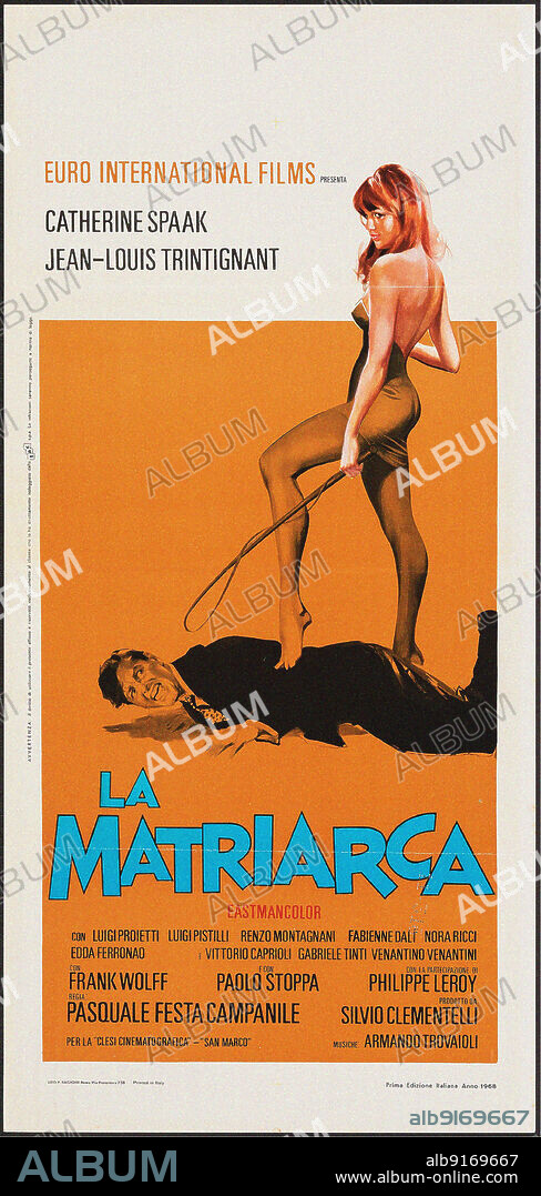 ANONIMO. Movie poster "La Matriarca (The Libertine)" by Pasquale Festa Campanile.