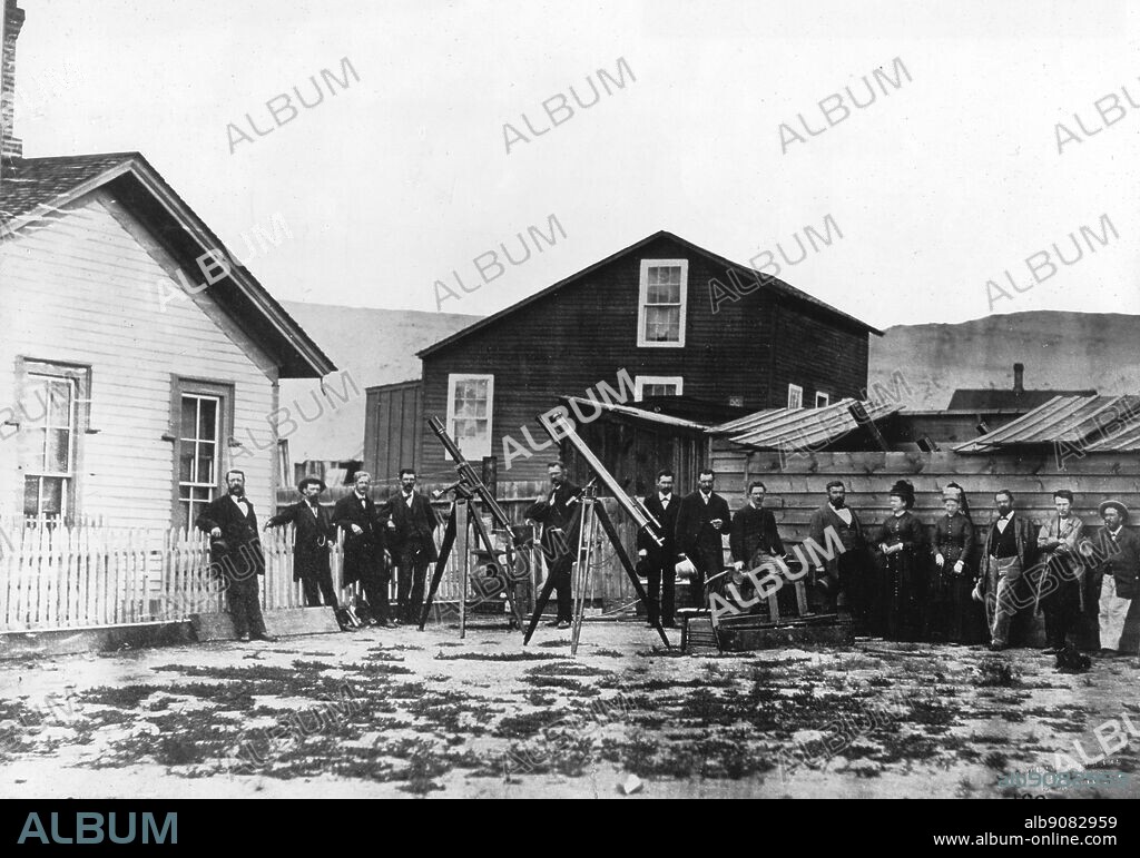 James Watson and Thomas Edison were among those who watched the 1878 eclipse near Rawlins Wyoming.