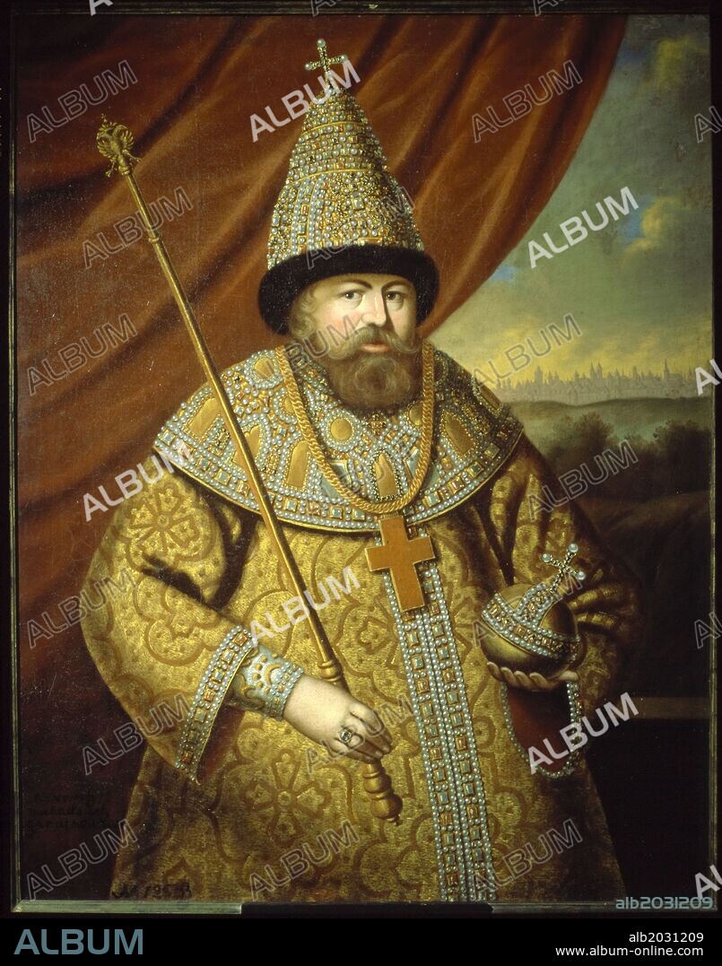Zar Alexis de Rusia (1629-1676) artista desconocido, siglo XVII.
