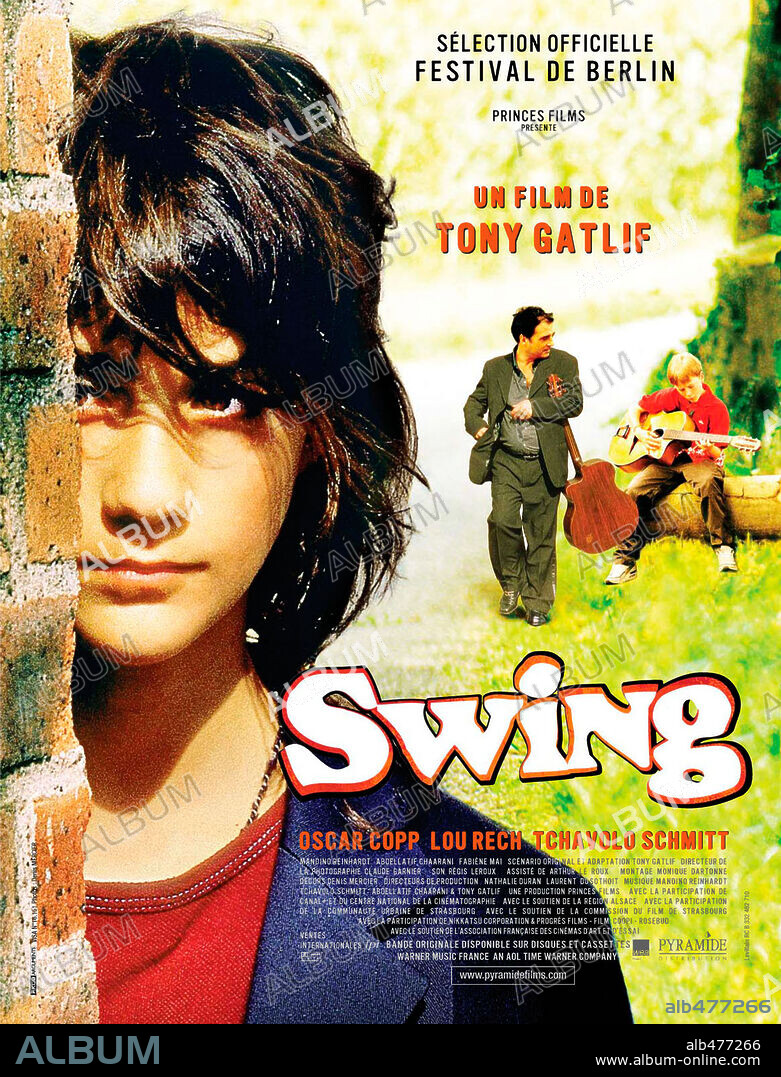 Affiche de SWING, 2002, réalisé par TONY GATLIF. Copyright PRINCES FILMS/NIKKATSU CORPORATION/POGRES FILM FILMCOOPI.