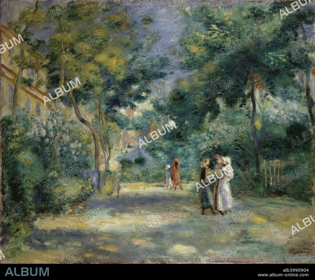 A Garden in Montmartre, 1890-1899. Dimensions: height x width x depth: 46 x 55 cm.