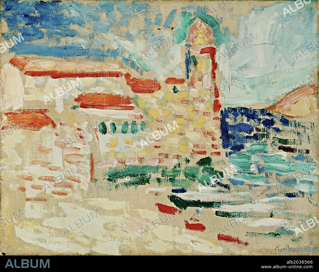 Henri Matisse / 'View of Collioure (The Tower)', 1905, Oil on canvas, 32.9 x 41.3 cm.