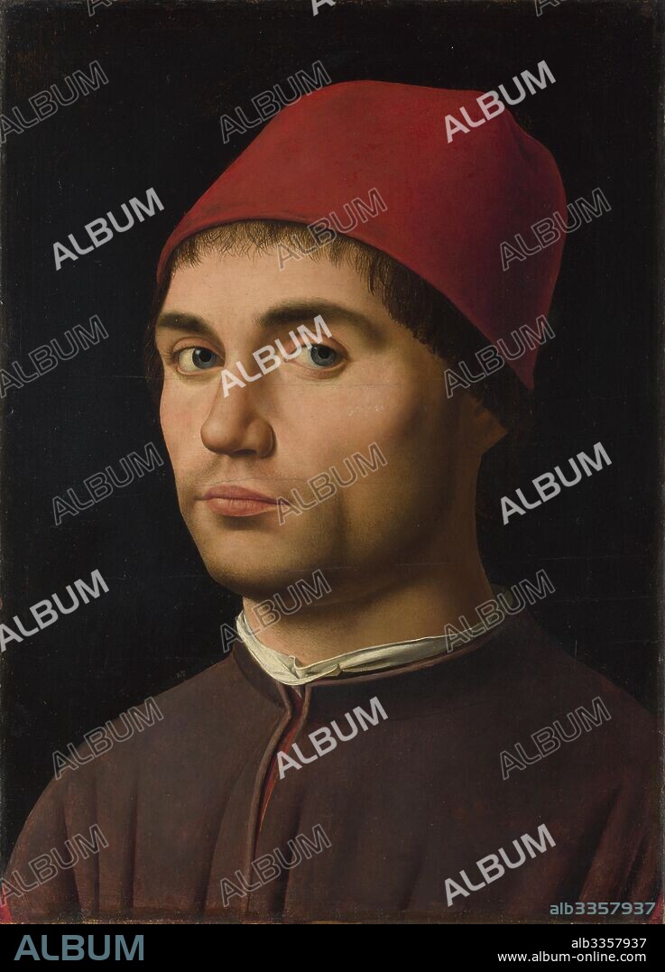 ANTONELLO DA MESSINA. Portrait of a man.