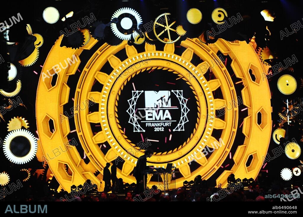 Atmosphere during the MTV Europe Music Awards (EMA) 2012 held at Festhalle in Frankfurt, Sunday, 11 November 2012. The music TV channel's award ceremony is in its 19th year and recognizes talent on the European music scene. Photo: Arne Dedert/dpa +++(c) dpa - Bildfunk+++. 11/11/2012