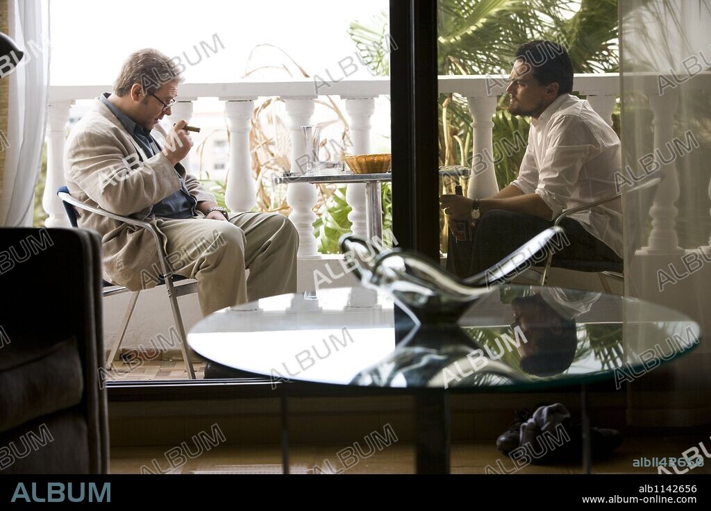 Leonardo DiCaprio et RUSSELL CROWE dans BODY OF LIES, 2008, réalisé par RIDLEY SCOTT. Copyright DE LINE PICTURES/SCOTT FREE PRODUCTIONS / DUHAMEL, FRANÇOIS.