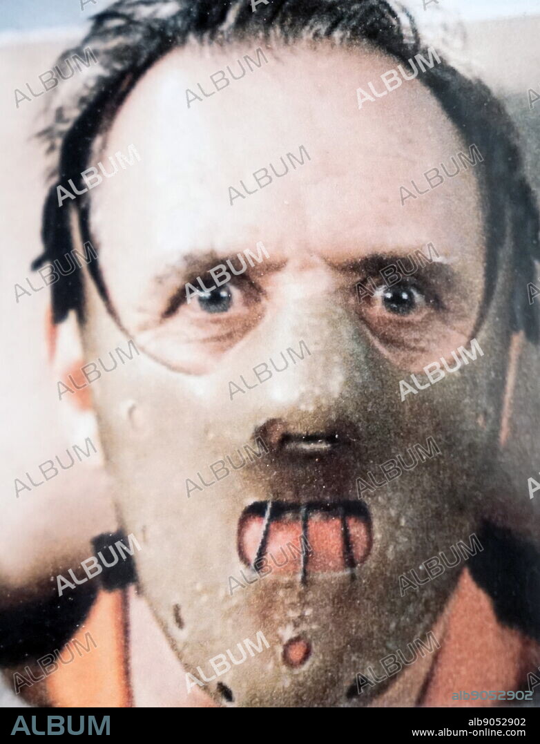 Photograph of Anthony Hopkins as Hannibal Lecter in Silence of the Lambs. Sir Philip Anthony Hopkins CBE (1937-) a Welsh actor, director, and producer.