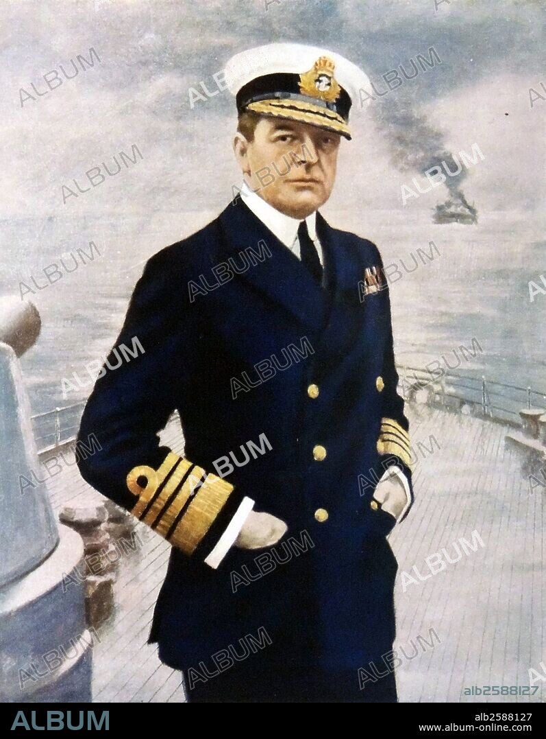 World War 1 - Sir David Beatty was born in Howbeck, Cheshire in 1871 and entered the Royal Navy at the age of 13, serving with distinction in the Sudan from 1896-98 and in China during the Boxer Rising of 1900.  He was made Rear Admiral in 1910 and served as Winston Churchill's Naval Secretary from 1911-13, after which he was appointed Commander of the Grand Fleet's Battlecruiser Squadron in 1913, a position held at the outbreak of war in August 1914..
