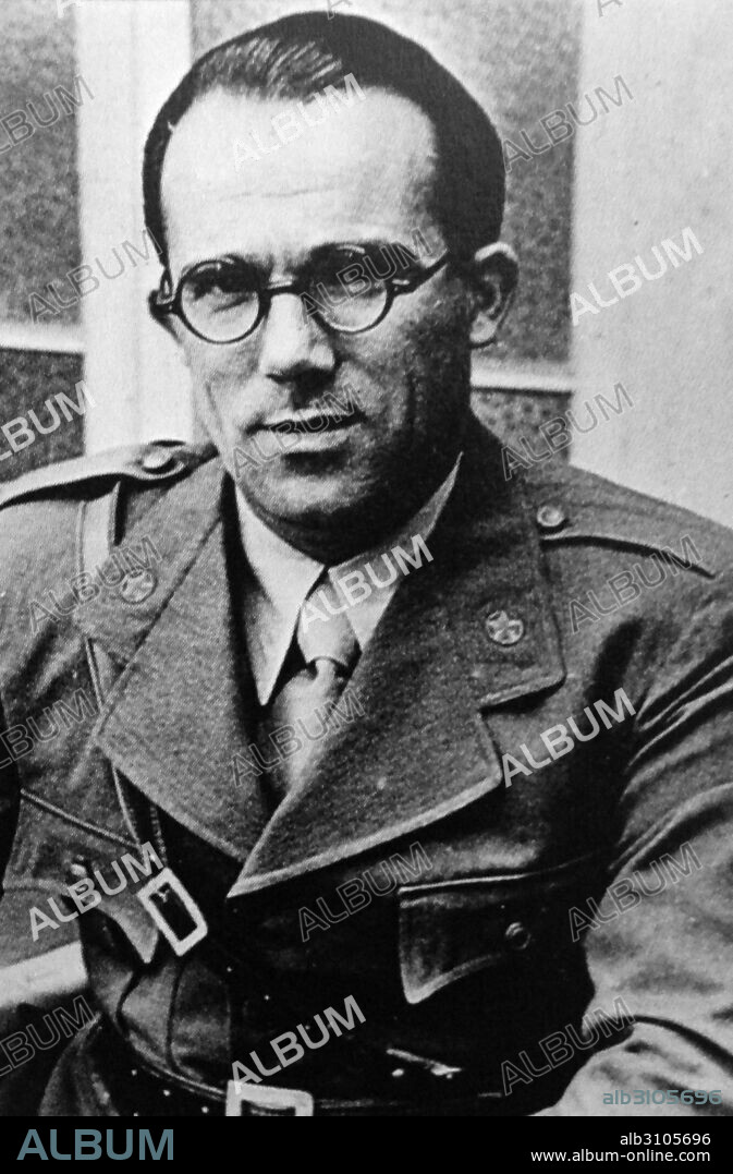 Bibiano Fernandez Osorio y Tafall (1902 - 1990) Spanish politician and intellectual. Appointed in 1938 as Commissioner General of the Armies of the Republic during the Spanish Civil War.