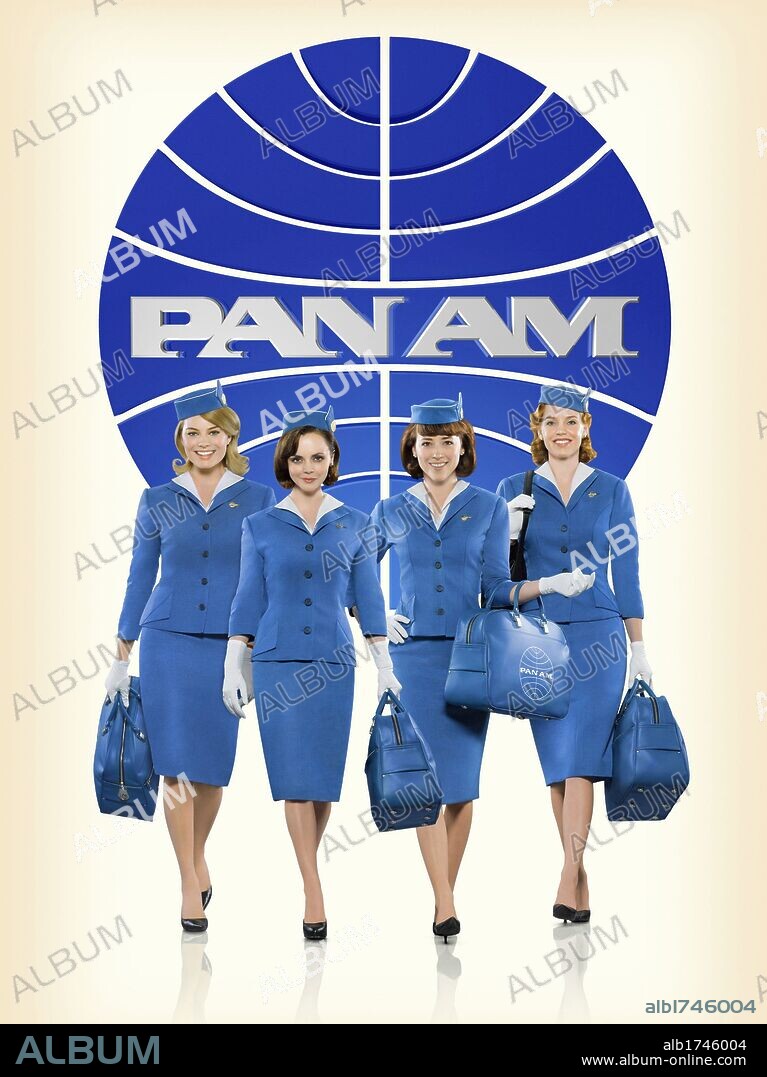 CHRISTINA RICCI, KARINE VANASSE, KELLI GARNER and MARGOT ROBBIE in PAN AM, 2011. Copyright Sony Pictures Television.
