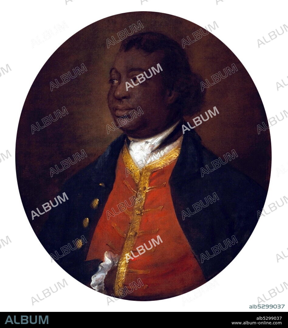 Ignatius Sancho, 1768 by Thomas Gainsborough. 1768. oil on canvas. Charles Ignatius Sancho (c. 1729 – 1780) British composer, actor, and writer. He became a symbol of the humanity of Africans and immorality of the slave trade.