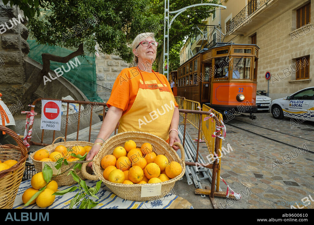 Fira de Sa Taronja, Soller, Mallorca, balearic islands, spain, europe.