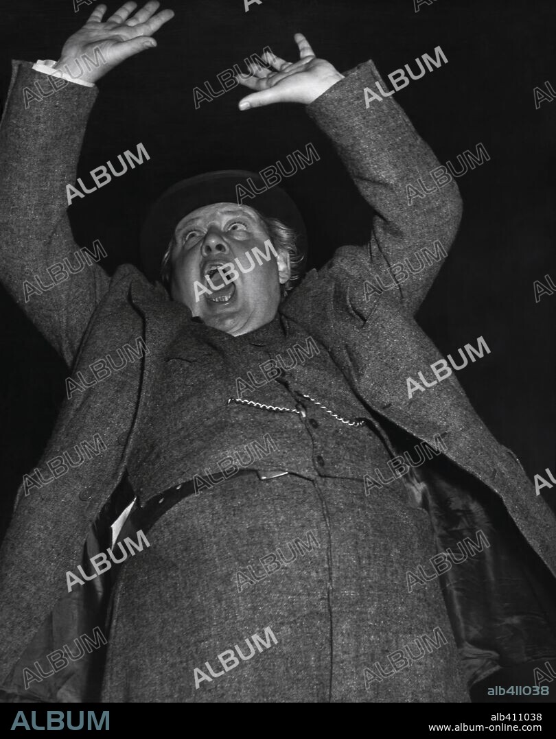 CHARLES LAUGHTON en EL DÉSPOTA, 1954 (HOBSON'S CHOICE), dirigida por DAVID LEAN. Copyright LONDON FILMS/BRITISH LION.