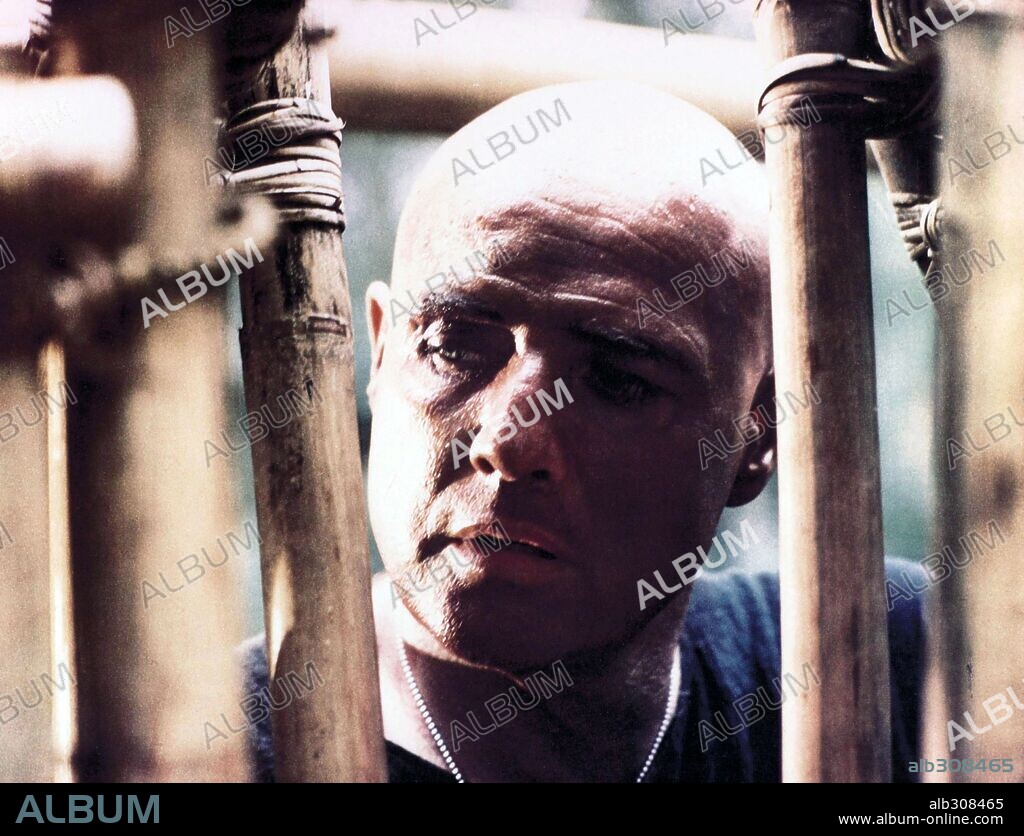 MARLON BRANDO in APOCALYPSE NOW, 1979, unter der Regie von FRANCIS FORD COPPOLA. Copyright ZOETROPE/UA.