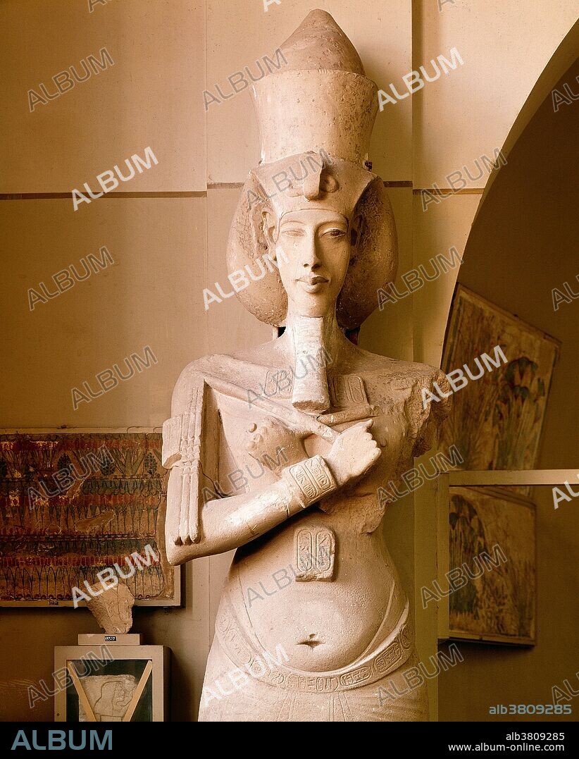 Sandstone Statue of Akhenaton